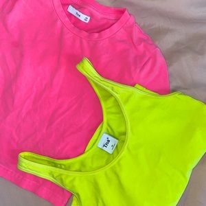 *BUNDLE* 2 Neon TNA Tops